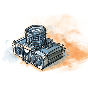 300x300 Classic Film Camera Nikon Fm2 Sketch By Liyin Creative Inktale - Nikon Camera Sketch