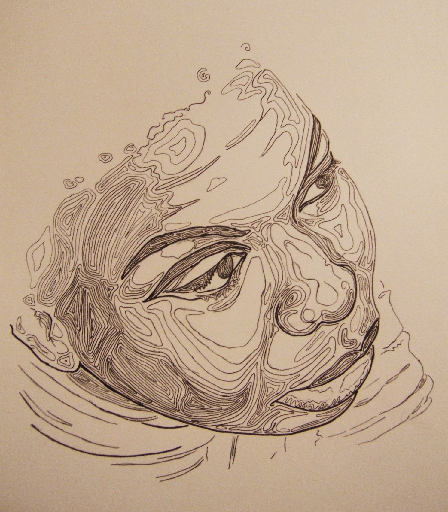 1491x1705 Nina Simone Art By Joe Vandello - Nina Simone Sketch