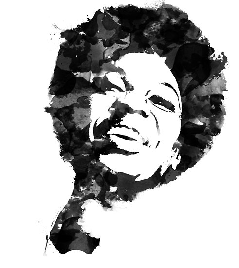 491x550 Nina Simone Posters By Andreanagosto Redbubble - Nina Simone Sketch