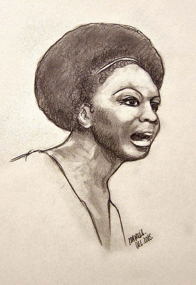 640x930 Nina Simone - Nina Simone Sketch