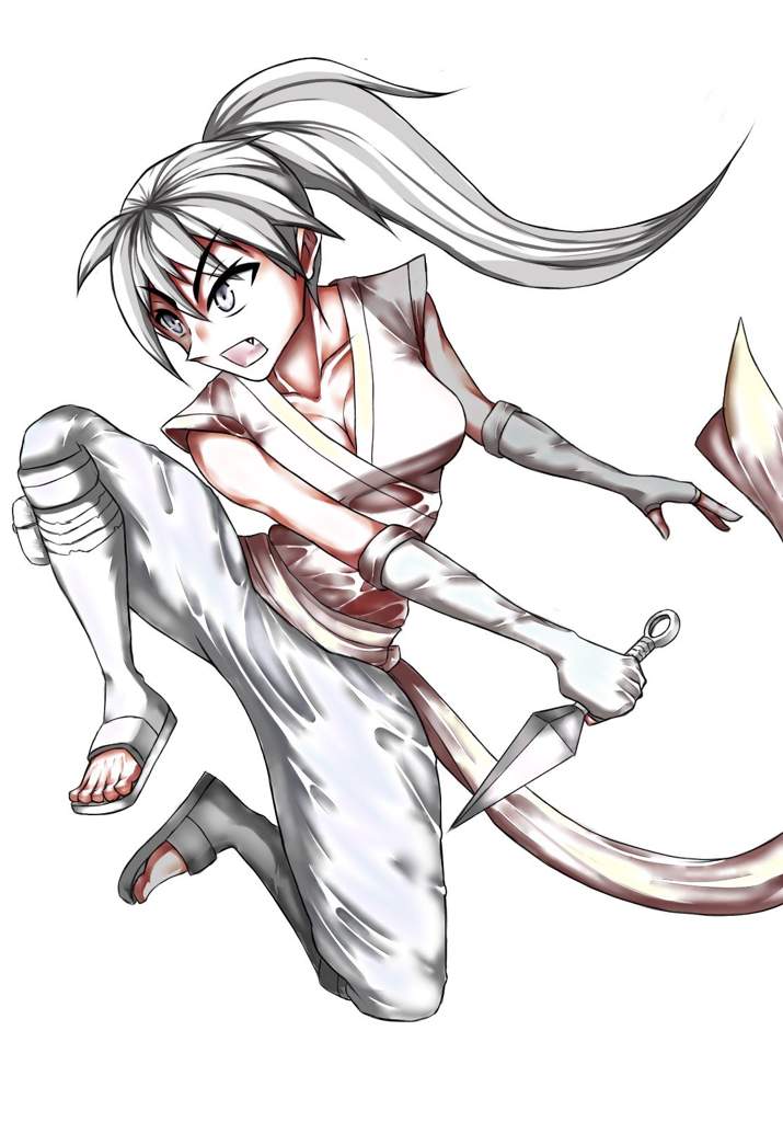 715x1024 Ninja Girl!! Anime Art Amino - Ninja Girl Sketch