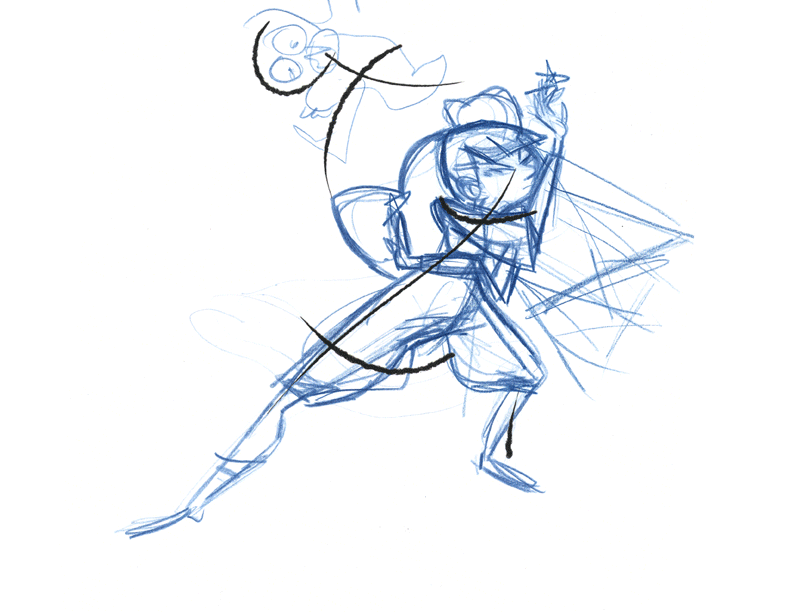 792x612 Dusty Draws Ninja Girl Collab - Ninja Girl Sketch