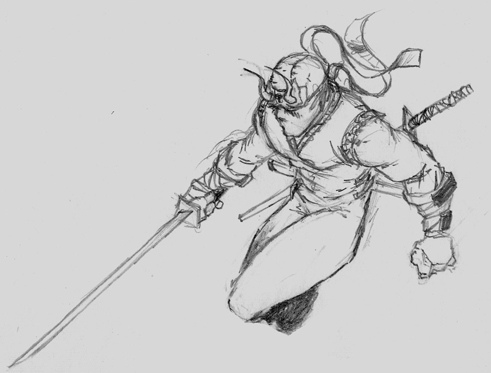 491x373 Tree Ninja Sketch By Kalel06 - Ninja Sketch