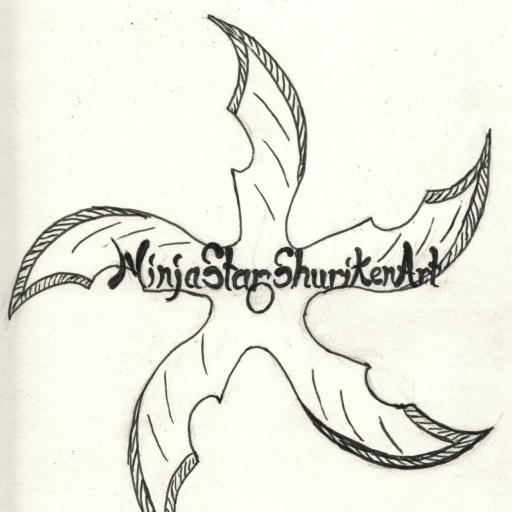 512x512 Ninja Star Shuriken Art Artists Art Of Where - Ninja Star Sketch