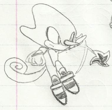 380x372 Ninja Star By Sonicandkirby - Ninja Star Sketch