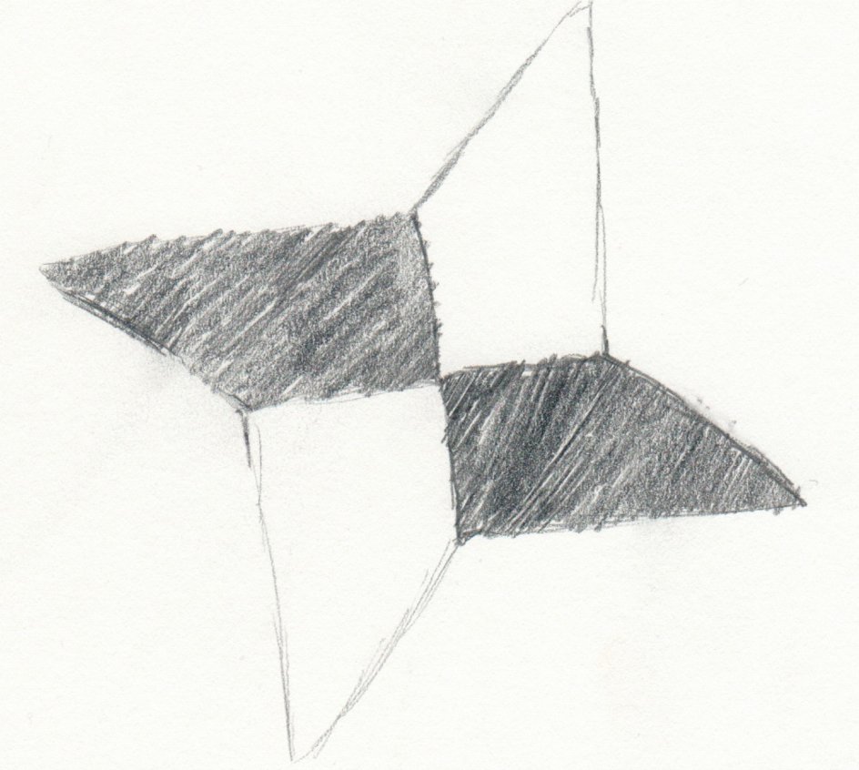 944x846 Paper Ninja Star Drawing By 24shineon - Ninja Star Sketch