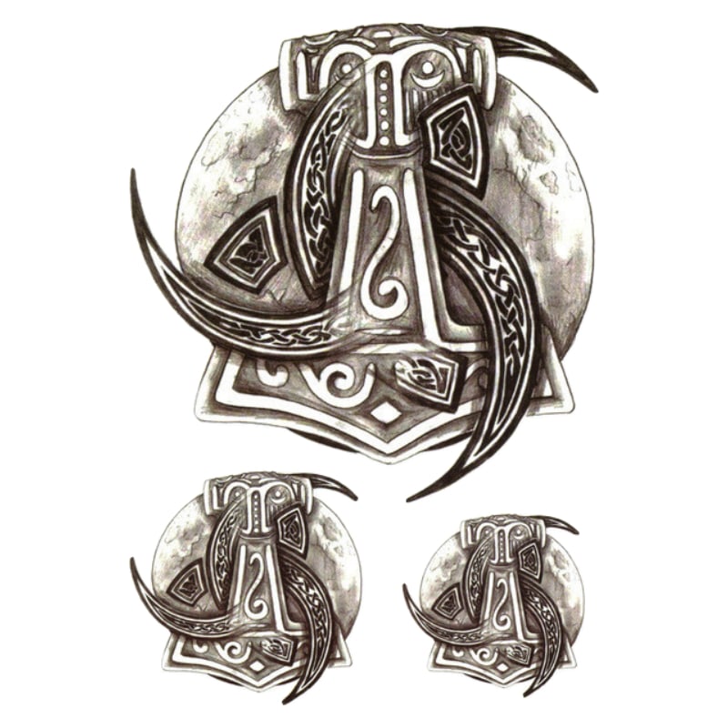 800x800 Tribal Ninja Star (Set Of 3) - Ninja Star Sketch