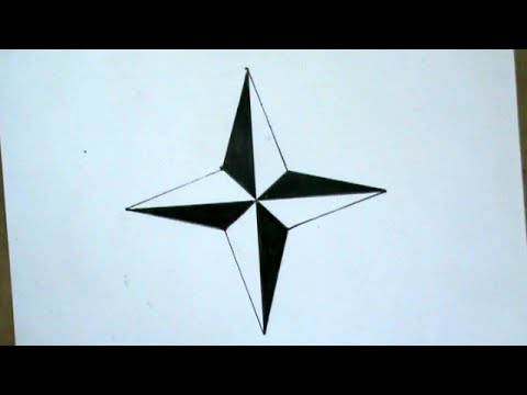 480x360 How To Draw Ninja Star Very Simple - Ninja Star Sketch