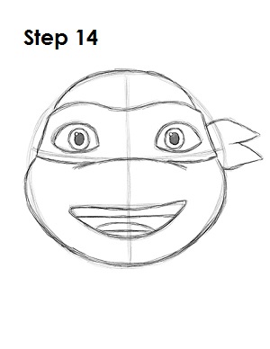 300x388 How To Draw Michelangelo - Ninja Turtle Sketch