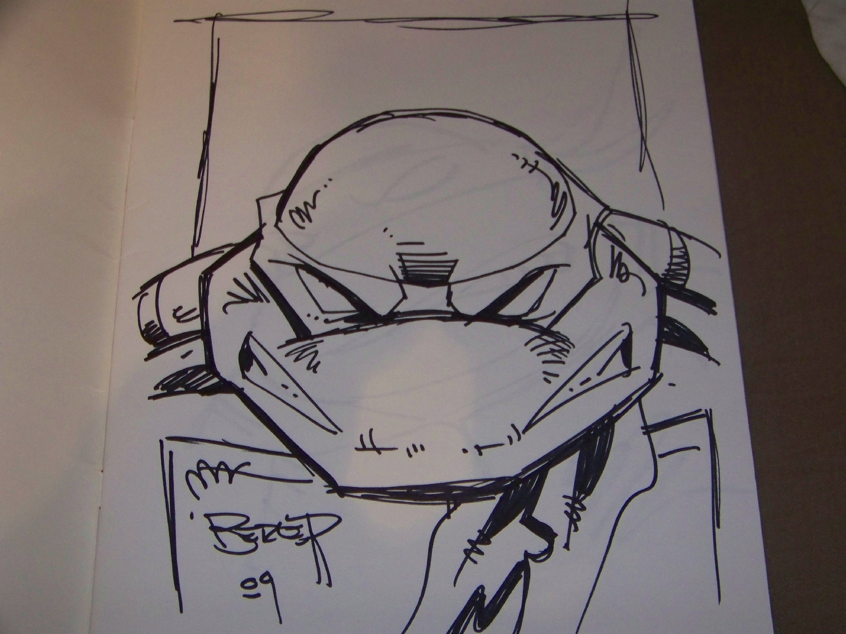 1667x1250 Dan Berger Tmnt Teenage Mutant Ninja Turtles Sketch, In Justin - Ninja Turtle Sketch