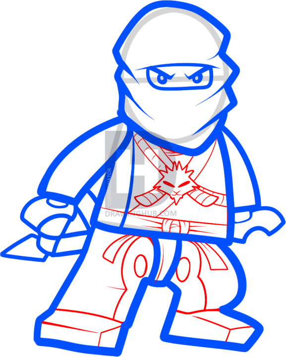 577x720 How To Draw Zane, Ninjago, Step By Step, Drawing Guide, By - Ninjago Sketch