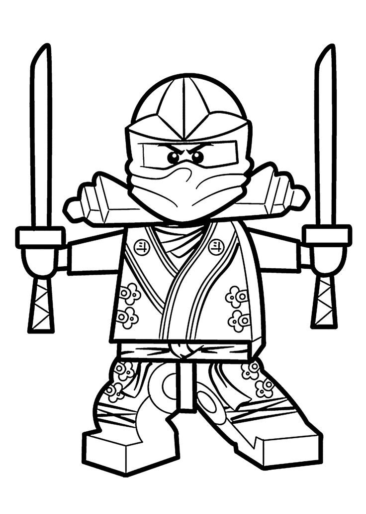 736x1031 Green Ninja Coloring Pages For Kids, Printable Free Coloring - Ninjago Sketch