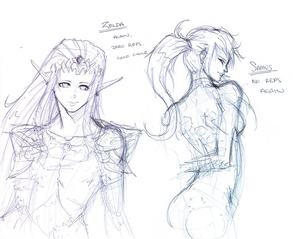 1024x835 Pin By Elizabeth S. On Video Games - Nintendo Sketch