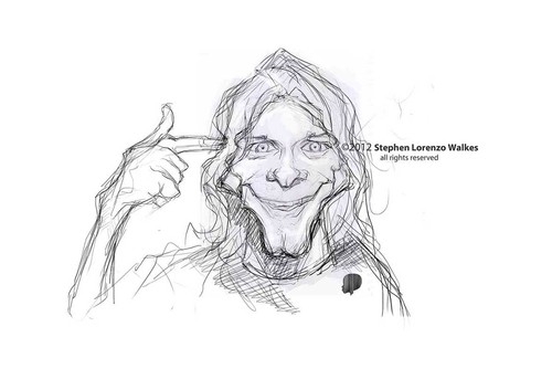 500x353 Kurt Cobain Sketch By Slwalkes Famous People Cartoon Toonpool - Nirvana Sketch