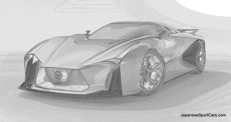 800x422 Nissan Concept 2020 Vision Gran Turismo (Pencil Sketch) - Nissan Gtr Sketch