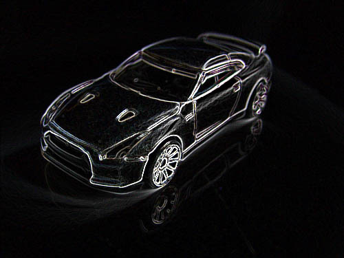 500x375 Nissan Gt R 2009 (Sketch Style Cs3) Hot Wheels 164 Sam - Nissan Gtr Sketch