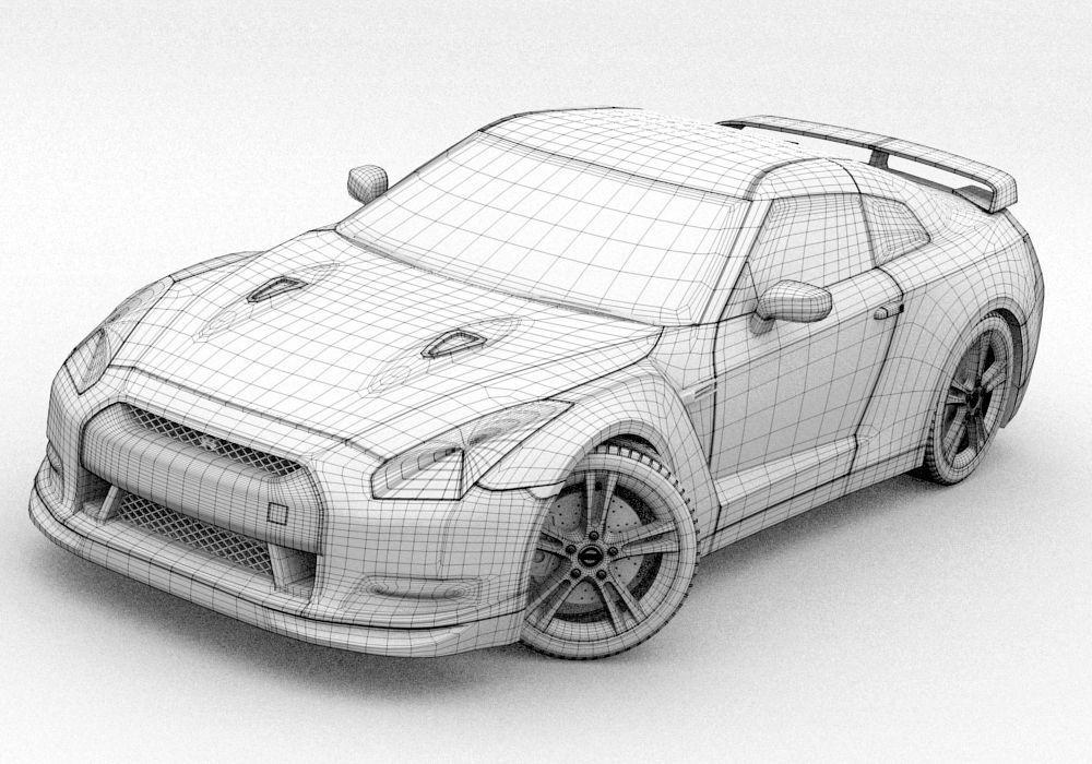 Download Nissan Gtr Sketch at PaintingValley.com | Explore collection of Nissan Gtr Sketch