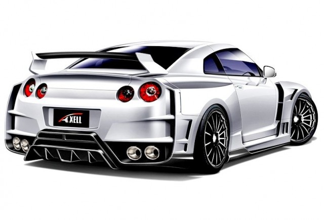 640x435 Axell Auto Planning Wide Body Nissan Gt R For 2011 Tokyo Auto Salon - Nissan Gtr Sketch