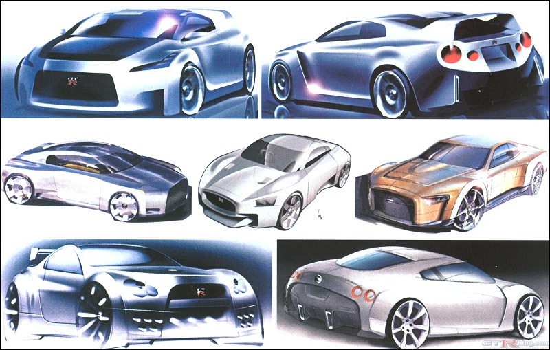 800x509 Concept Sketches Sajan Patel Design - Nissan Gtr Sketch