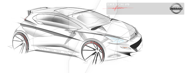 600x235 Nissan Sketch By Magao - Nissan Sketch