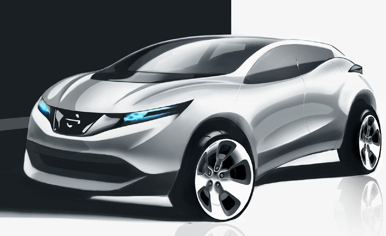 1280x785 Design Story Nissan Qashqai - Nissan Sketch