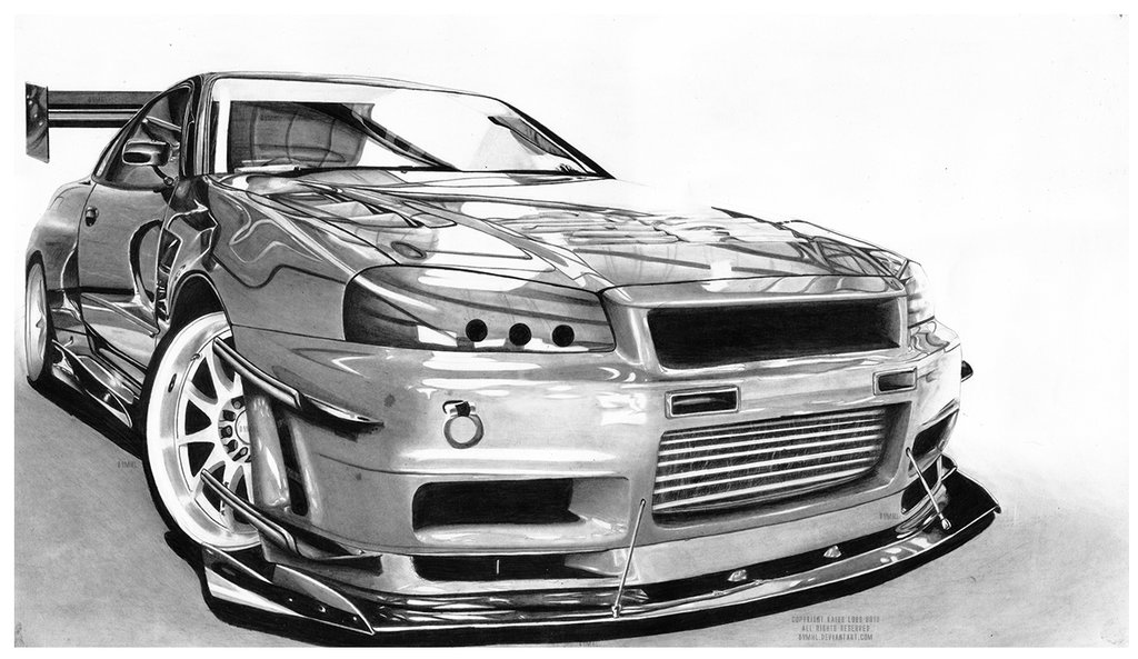 Nissan Skyline Sketch at Explore collection of