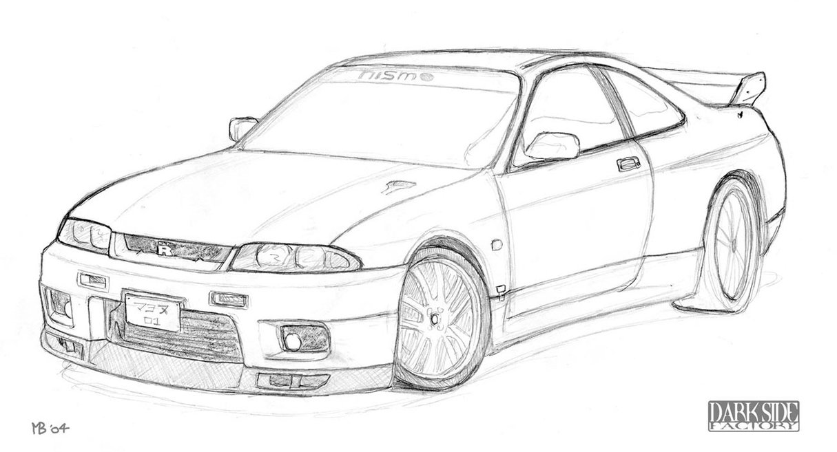 1215x657 Nissan Skyline By Kronosaurus82 - Nissan Skyline Sketch