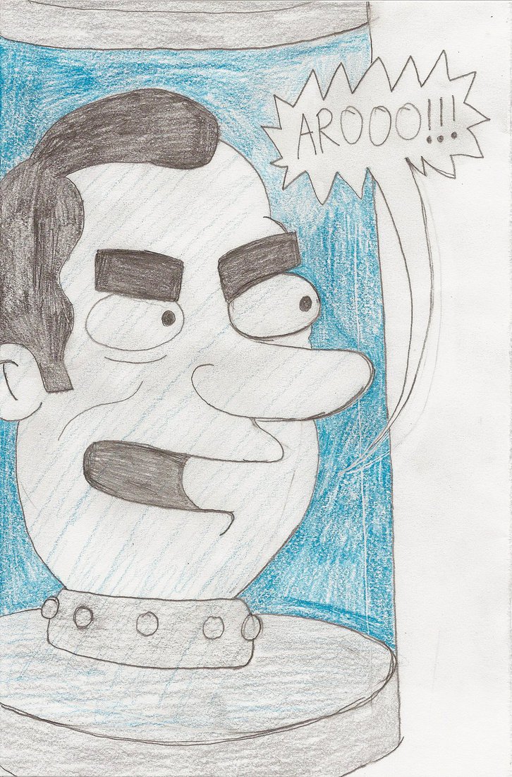 726x1100 Futurama Nixon Sketch By Casey387 - Nixon Sketch