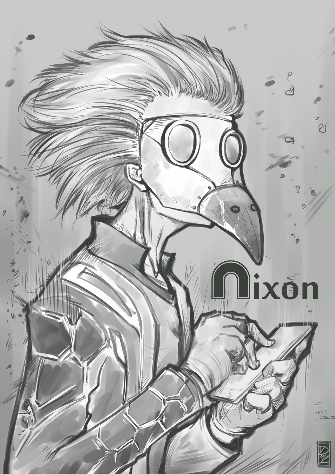 1080x1525 Swl Character Sketch - Nixon Sketch