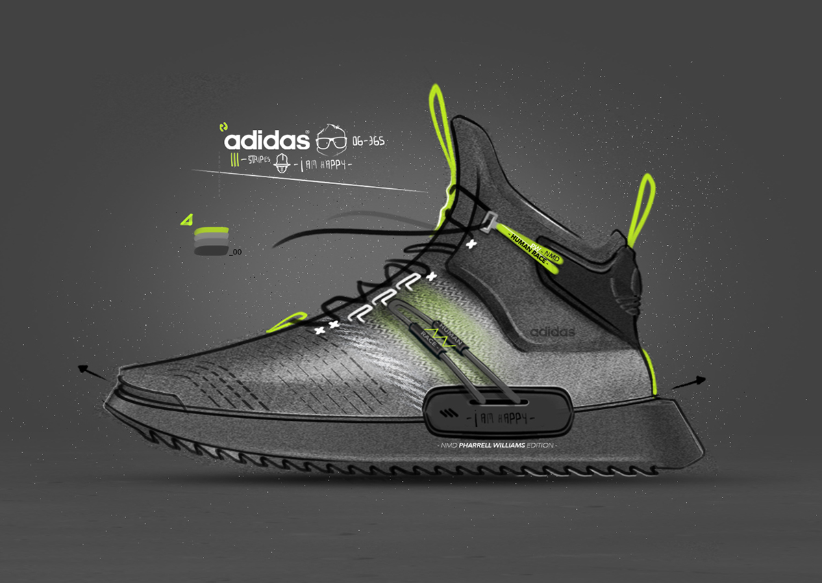1200x852 Part Ii Nmd Sketch On Behance - Nmd Sketch