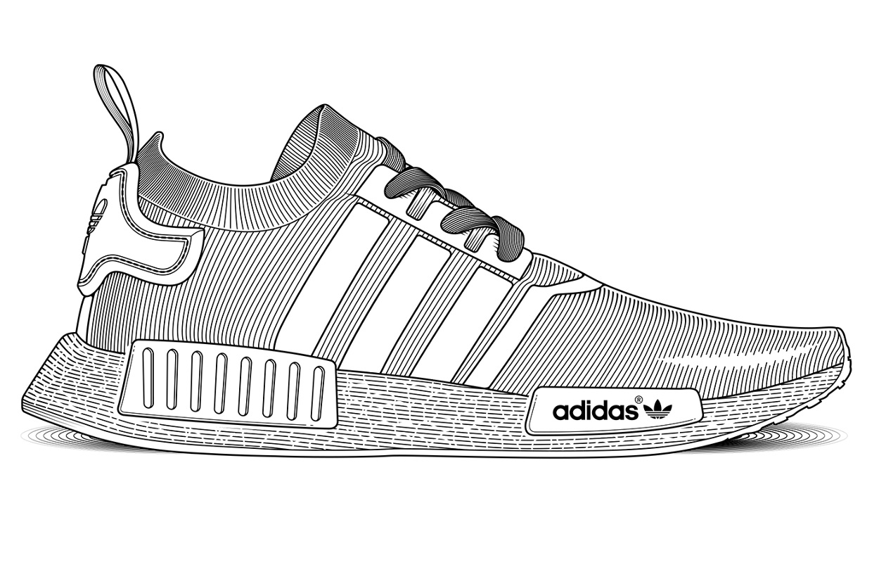 Nmd Sketch at PaintingValley.com | Explore collection of Nmd Sketch