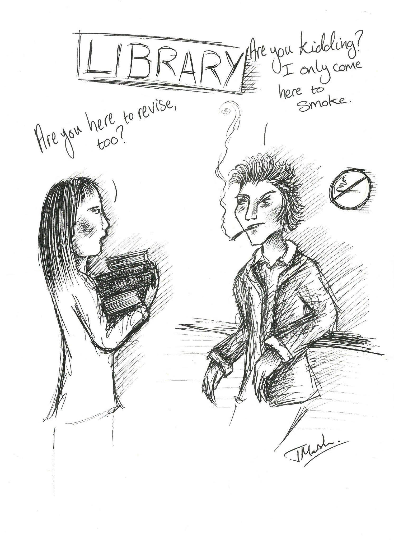 1492x2045 Libraries Are For Learning Not Smoking Scan - No Smoking Sketch