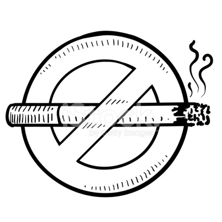 440x440 No Smoking Symbol Vector Sketch Stock Vector - No Smoking Sketch