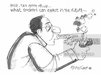 400x299 Trying To Quit Smoking Cartoons And Comics - No Smoking Sketch