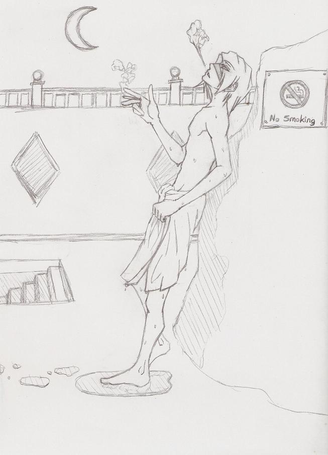 653x904 No Smoking Sketch By Mchuggies - No Smoking Sketch