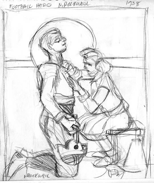 540x640 Diana Zipeto Norman Rockwell Museum - Norman Rockwell Sketches