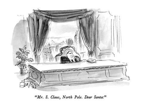 473x355 Mr. S. Claus, North Pole. Dear Santa - North Pole Sketch