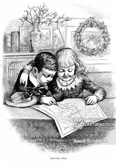 400x568 North Pole Vintage And Historic Cartoons - North Pole Sketch