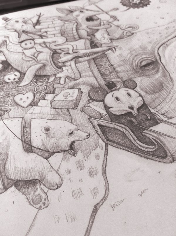 600x803 North Pole For Sale By Antonio Segura Donat, Via Behance - North Pole Sketch