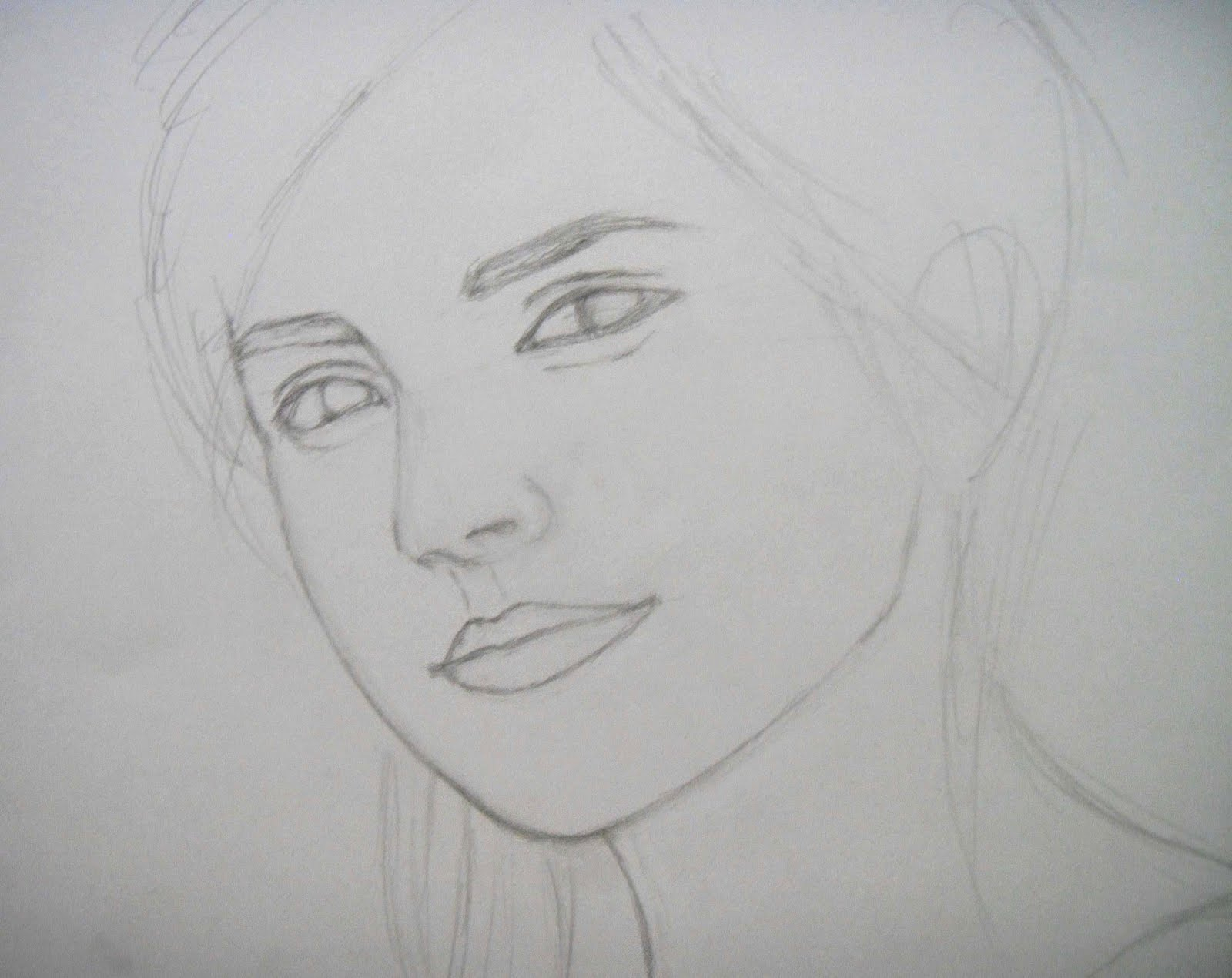 Nose Pencil Sketch at PaintingValley.com | Explore collection of Nose ...