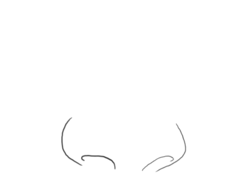 500x400 How To Draw A Nose - Nose Sketch Step By Step