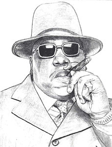 229x300 Notorious Big Drawings Fine Art America - Notorious Big Sketch