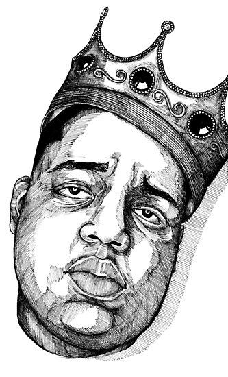 Notorious Big Sketch At PaintingValley.com | Explore Collection Of ...