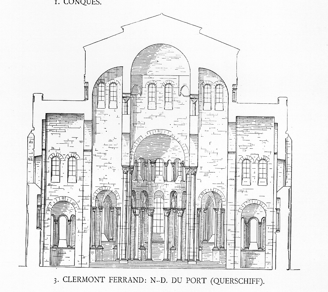 1115x994 Medieval Clermont Home Page - Notre Dame Cathedral Sketch