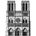 Notre Dame Cathedral Sketch at PaintingValley.com | Explore collection ...