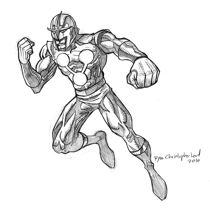 679x700 Nova Sketch By Ryan Lord By Ryanlord - Nova Sketch