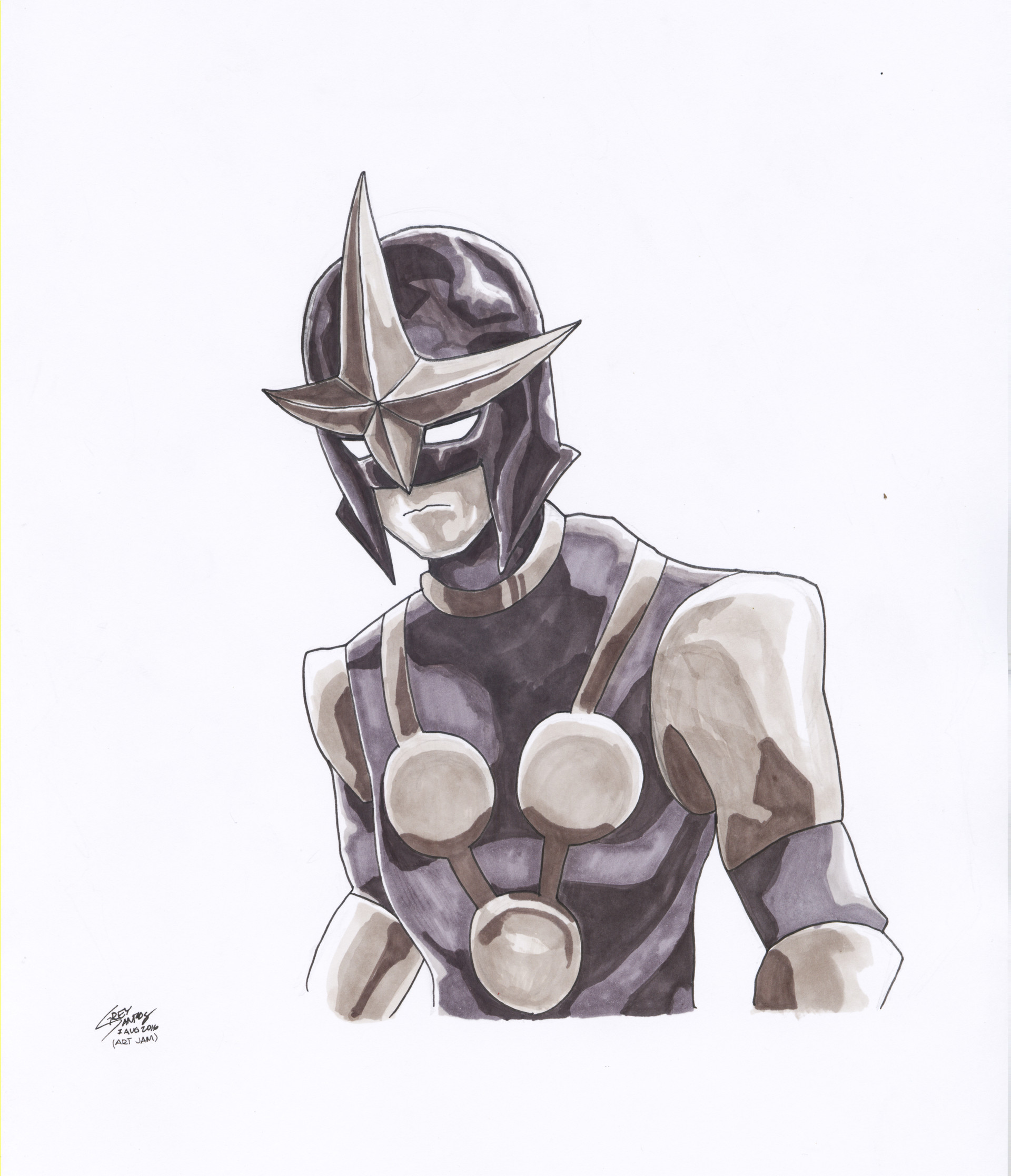 1920x2234 Grey Santos - Nova Sketch