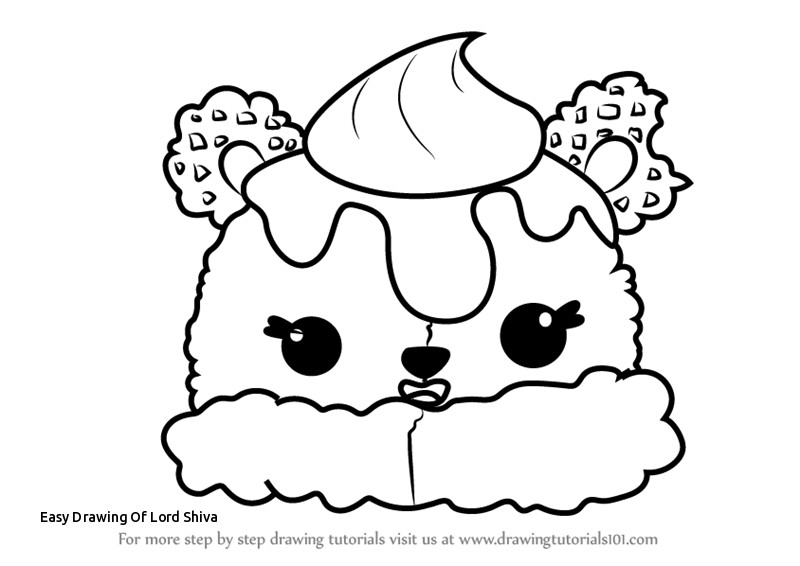 800x566 Easy Drawing Of Lord Shiva Learn How To Draw Neo Trio From Num - Num Noms Sketch