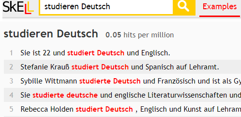 498x241 Find Good Examples In The German Language Sketch Engine - Number 1 Sketch