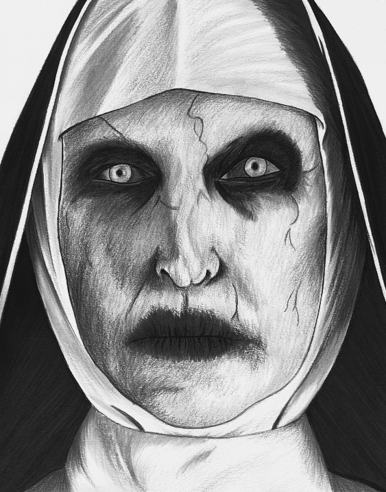 Nun Sketch at PaintingValley.com | Explore collection of Nun Sketch